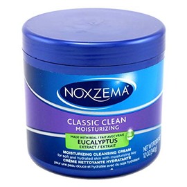 Noxzema Classic Clean Moisture Cleansing Cream 12 Ounce Jar (354ml) (3 Pack)