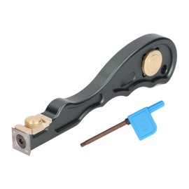 Woodworking Glue Scraper Multifunctional Aluminum Alloy Mini Glue Removal Tool with Ergonomic Handle for Tight Space