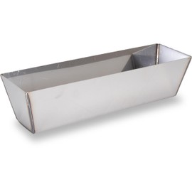 WAL-BOARD TOOLS Stainless Steel Contour Bottom Mud Pan, 12" Width, Made In The USA, 023-012
