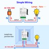 DieseRC Wireless Light Switch, RF Wireless Transmitter Switch and 10A