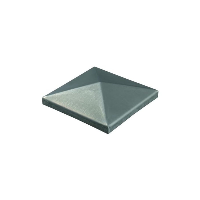 Weld-On Post Cap for Square Metal Posts Untreated Steel 150