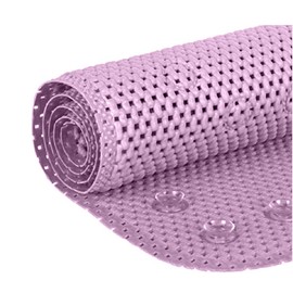 Deluxe Bathtub Mat Non Slip, Soft Foam Bath Mats for Bathroom Tub, Bathtub Mat with Drain Holes, Suction Cups- 36” X 17” - Lavender