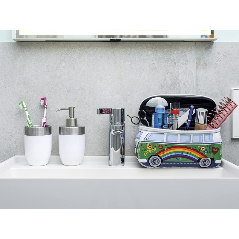 BRISA VW Collection - T1 Bus Camper Toiletry Bag Cosmetic