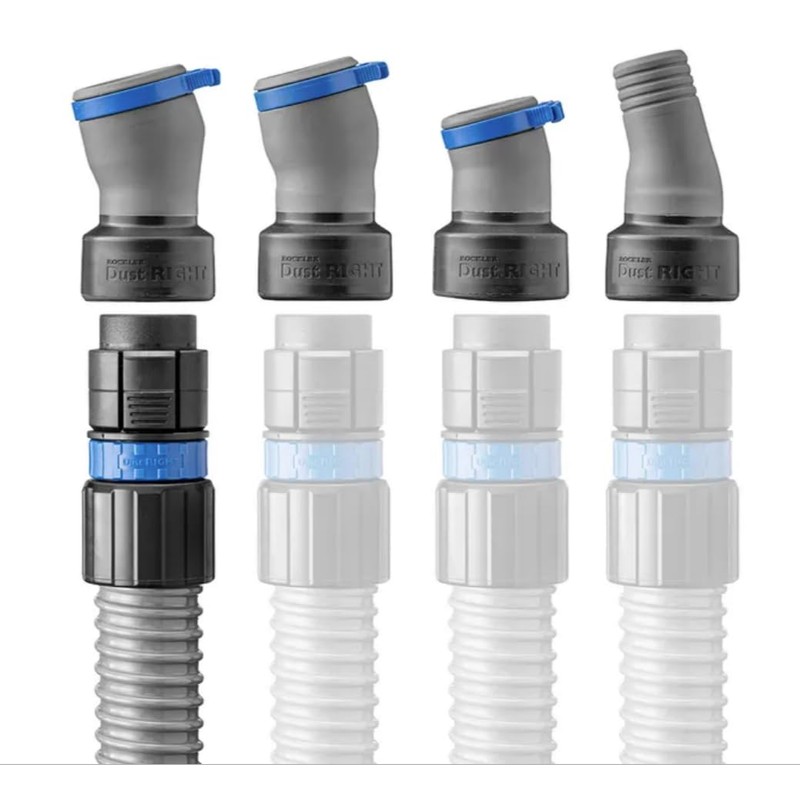 Flexiport Power Tool Hose Kit with Click Connect -Gray 12'