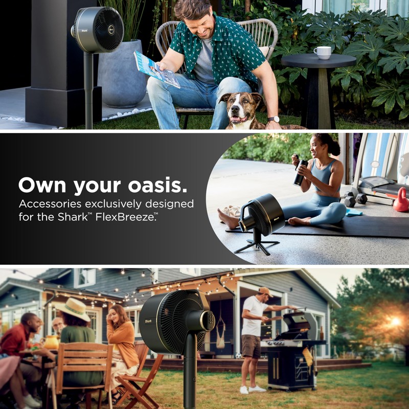 Shark FlexBreeze Fan Storage Cover, FA20XCOVER, Black