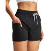 YGDSX Women's 7''Long Swim Board Shorts Quick Dry Beach Shorts