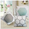 Aitliving Decorative Throw Pillow Case Shell A Hexagon Couch Cushion