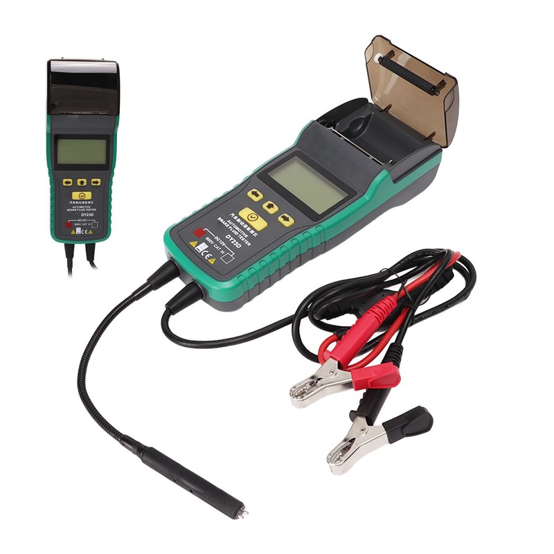 Car Brake Fluid Tester LCD Display Printing Audible Visual Alarm