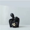 1pc Romantic Couple Statue for Home Decor – Ceramic Embrace