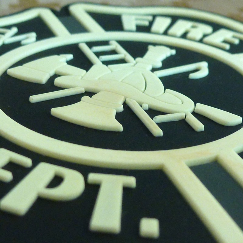Glow Dark ACU Fire Fighter Dept EMS EMT Rescue Firemen
