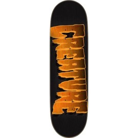 CREATURE Skateboard Deck - Logo Outline Stumps / Black/Orange - 8.8in
