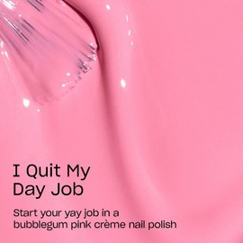 OPI Nail Lacquer I Quit My Day Job​ | Opaque Bright Pink Crème Chip Resistant Nail Polish | Summer Make the Rules Collection