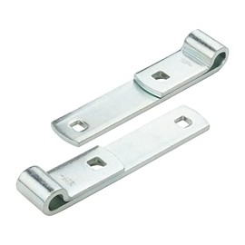 National Hardware N130-005 290BC Screw Hook/Strap Hinges in Zinc plated, 2 pack,6 Inch