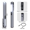 CHICES 2PACK Pen Light Rechargeable Flashlight - COB Small Portable