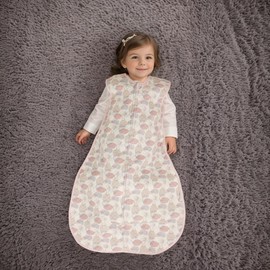 Toddler Sleep Sack (18-36 Months) Tog 1.5 Baby Wearable Blanket 2-3t Cotton Warm 4 Seasons Girl Large Quilted Infant Sleeping Bag Soft Sleeveless Sleeper Bag