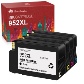 Toner Kingdom 4 pack 952XL Ink for HP Officejet Pro 7740 8710 8210 8720 8216 8715 7720 8702