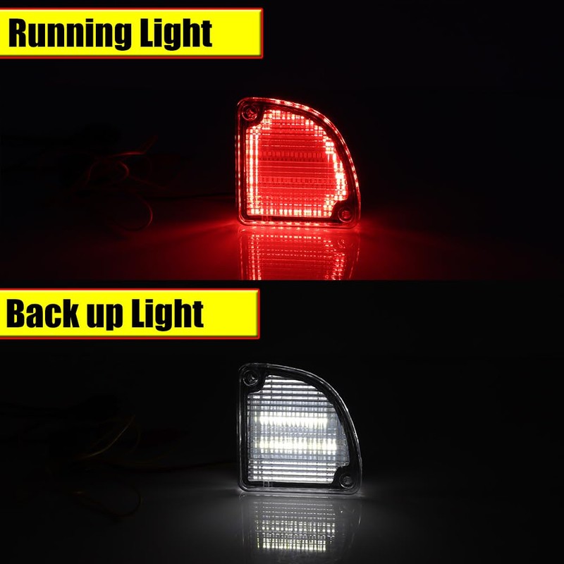 KENRTIR Clear Reverse Backup Light with Gaskets for 1967 1968