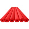 Play22 Pool Noodles Foam 6 Pack - Soft Large Red