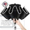 Windproof umbrella - thanks to reverse folding without drips -
