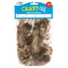 Baker Ross Natural Spotty Feathers for Kids / Adults for