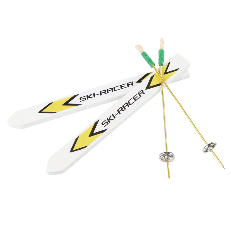 Nordstern Miniature Ski with Ski Poles - Sporty Skis as