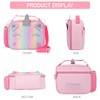Hairao Unicorn Lunch Box for Girls With Adjustable Shoulder Straps