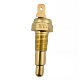Thermostat Fan Switch, 190'F On - 175'F Off, Automotive Engine Electric Radiator Cooling Fan Temperature Switches Sensor 1/8" NPT