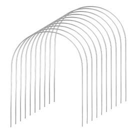 FMOACEN 10 PCS Croquet Wickets Replacement Croquet Metal Croquet Hoops Arched Wickets Rplacement Galvanized for Family Lawn Backyard Outdoor Game 9 * 7.8inch