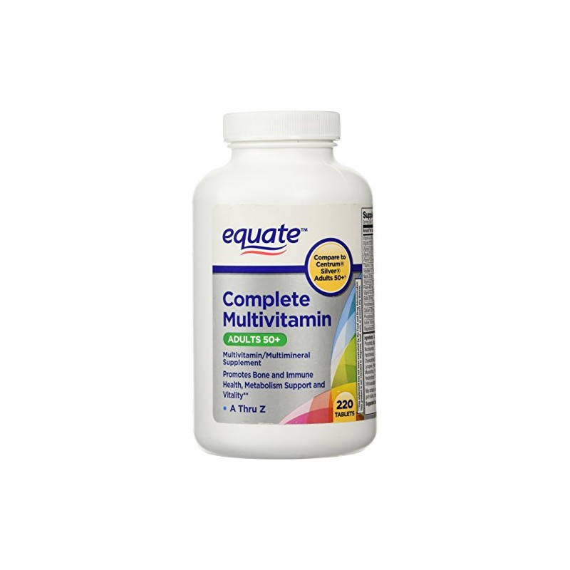 Equate Mature Adults 50+ Multivitamin 220 c