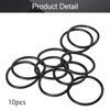 Othmro 10pcs Rubber Washers, Nitrile Seal O-Rings with 45mm OD