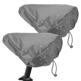 ValueBargain Set of 2 Rain Cover Bicycle Saddle, Saddle Protector Bicycle Elastic Waterproof Bicycle Saddle Cover, Universal for Road Bike, Mountain Bike & City Bike (Breathable, Tear-Resistant)
