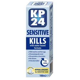KP24 Buy KP24 Sensitive Head Lice Solution Plus Comb 100ml Online