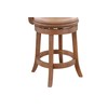 Boraam Augusta Swivel Counter Stool - Chestnut Wire-Brush