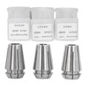 3PCS Collet Set CNC ERG16 Series Chuck Spring Collet Engraving