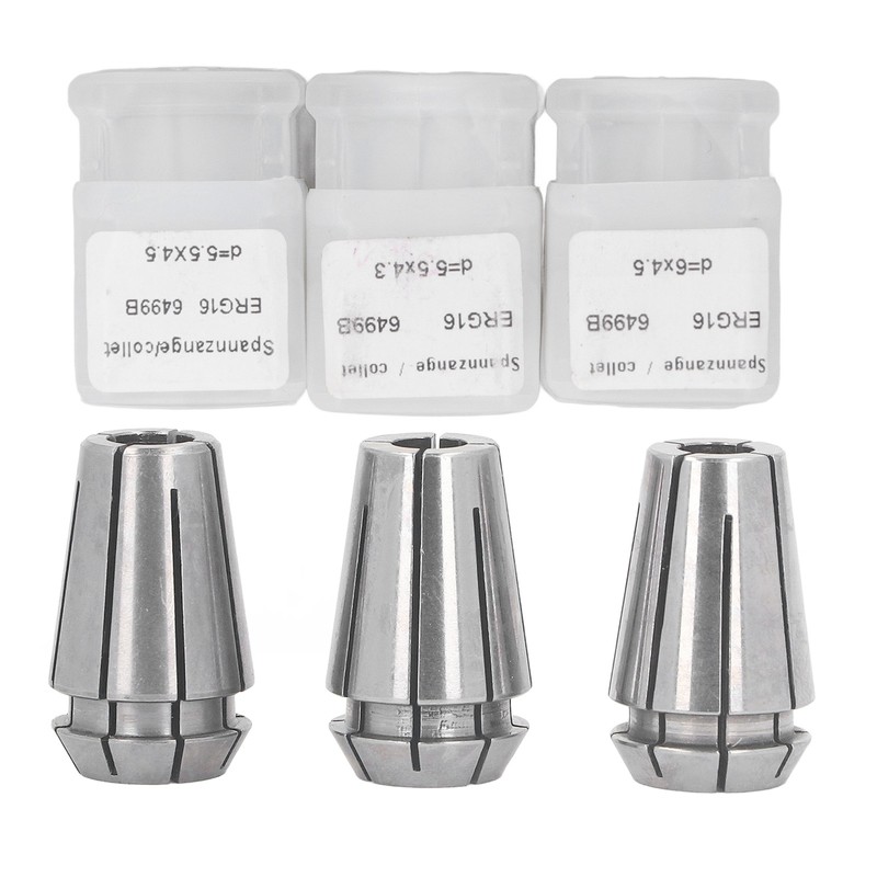3PCS Collet Set CNC ERG16 Series Chuck Spring Collet Engraving