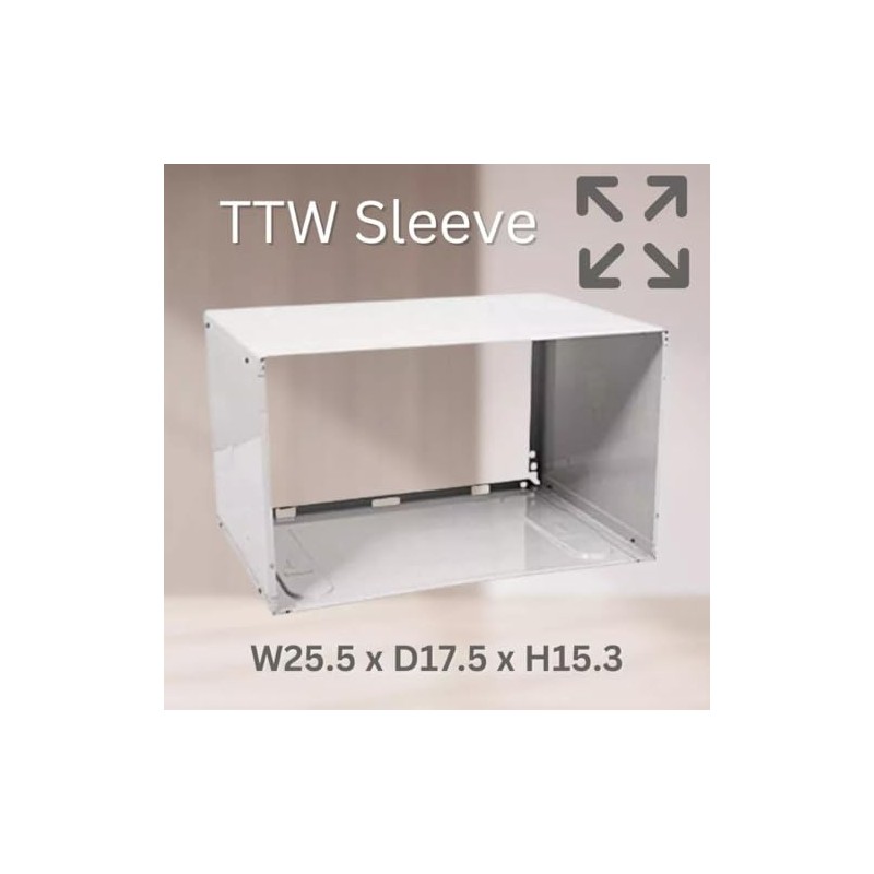 OLMO TTW Universal Through The Wall Folded Metal Wall Sleeve