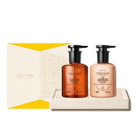 L'Occitane (Gift) Shea Verbena Liquid Hand Soap 250ml Duo Set (+Soap Tray) / 록시땅 (기프트) 시어 버베나 리퀴드 핸드 솝 250ml 듀오 세트(+솝 트레이)