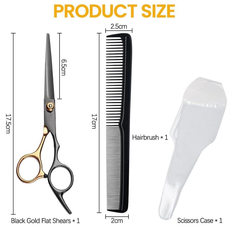 Hairdressing Scissors Set, Hair Cutting Scissors Professional 6.7 Inch Hairdressing