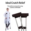 Underarm Crutch's Pad and Hand Grip Covers Universal Forearm Handle