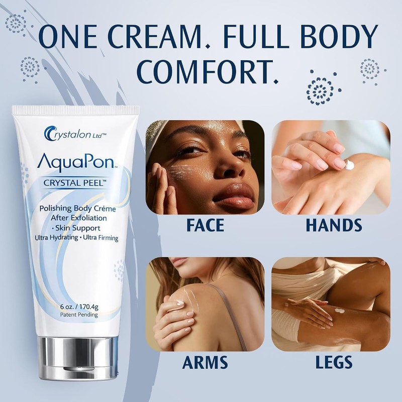 AQUAPON 6 OZ AFTER EXFOLIATION HYDRATING & FIRMING BODY CREME
