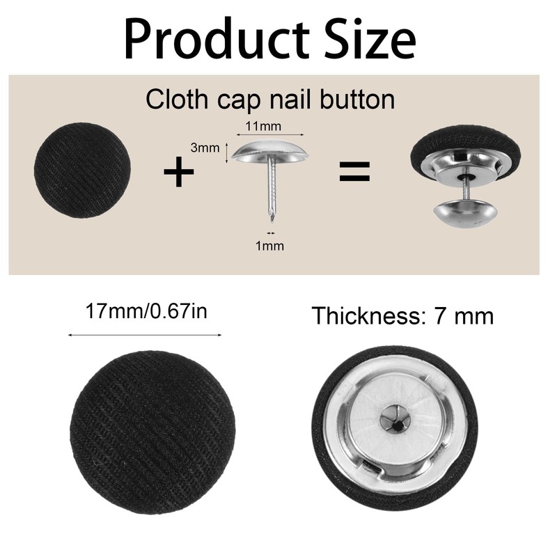 32Sets Hat Button Replacement, Baseball Cap Button for Hat Repair