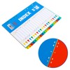 3 Pack A4 File Dividers 20 Part Plain A4 Subject