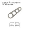 FACKELMANN 40933 Spaghetti Measuring Device for 1 to 4 People