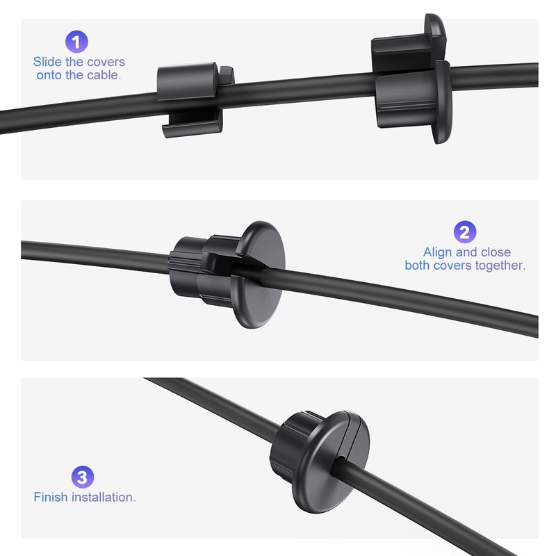 Cable Routing Kit for Starlink, Cable Mounting Kit, Starlink Accessories,