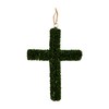 Mud Pie Boxwood Cross Door Hanger; 26" x 18"