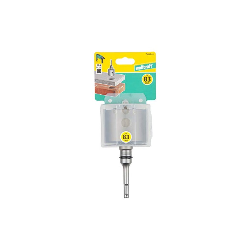 Wolfcraft 5481000 Hollow Anular Bit with Mandrel SDS-Plus Impact Hammer