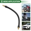 Motoforti Universeller Reifenfüller-Verlängerungsschlauch Luftkompressor Verlängerungsschlauch Adapter Reifenventil 29cm M8x0.8 10mm