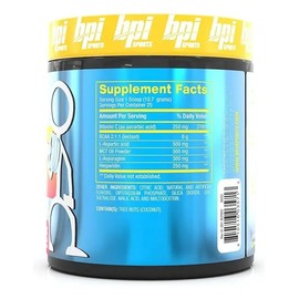 BCAA Pump- Lemon Squeeze BPI Sports Intra Workout Vegano Sin Gluten 25 SRV
