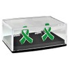 PinMart Awareness Ribbon Cufflink Set - Green