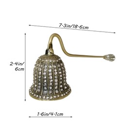 Pasiir Candle Snuffer, Unique Candle Extinguisher Snuffer, Decorative Candle Extinguisher Metal Candle Tool